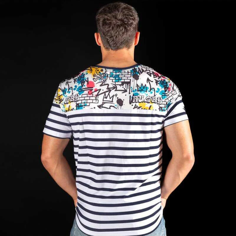 TSHIRT MARINIERE MIAMI RELIGION RUGBY â Image 2