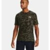 TSHIRT UNDER ARMOUR HOMME VERT CAMOUFLAGE