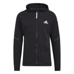 VESTE ZIPPĂE A CAPUCHE ADIDAS NOIR